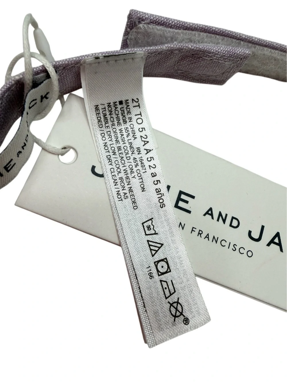 Janie and Jack Lavender Bow Tie for Kids